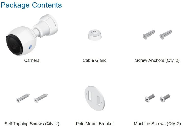 Actual product image Ubiquiti UVC-G4-BULLET (2688 x 1512 Pixels)