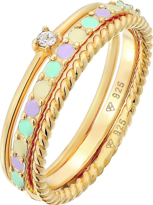 Immagine prodotto Elli Anello a fascia, set di anelli (64, 925 Argento)
