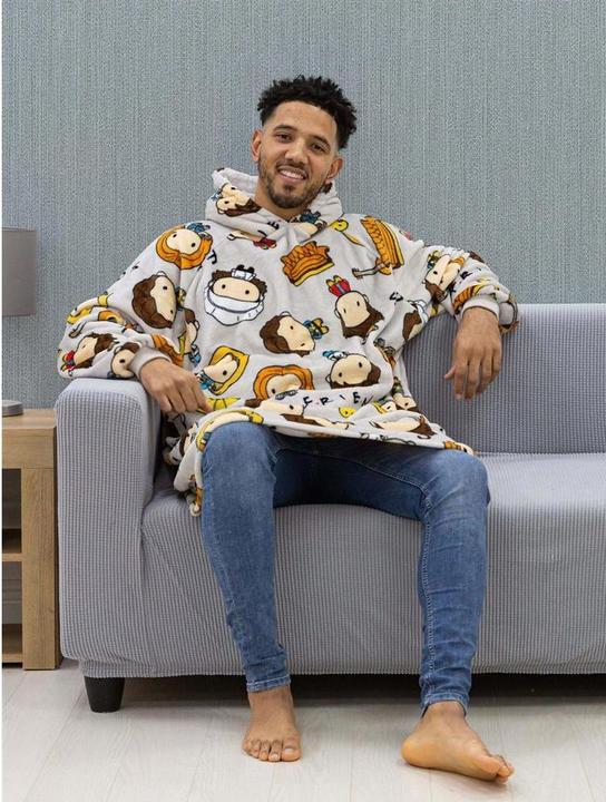 Produktbild Friends Erwachsene Gruppe Hoodie Decke (95 x 110 cm)