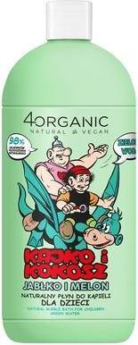 4Organic Kajko und Kokosz Natürliches Badezusatzmittel für Kinder Grünes Wasser 500ml (500 ml)