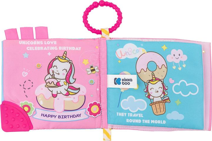 Produktbild Kikkaboo Baby Stoffbuch mit Beissring