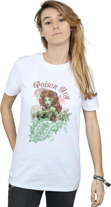 Actual product image Womens/Ladies Poison Ivy Paisley Cotton Boyfriend T-Shirt (L)