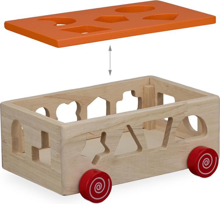 Actual product image Relaxdays Wooden cube