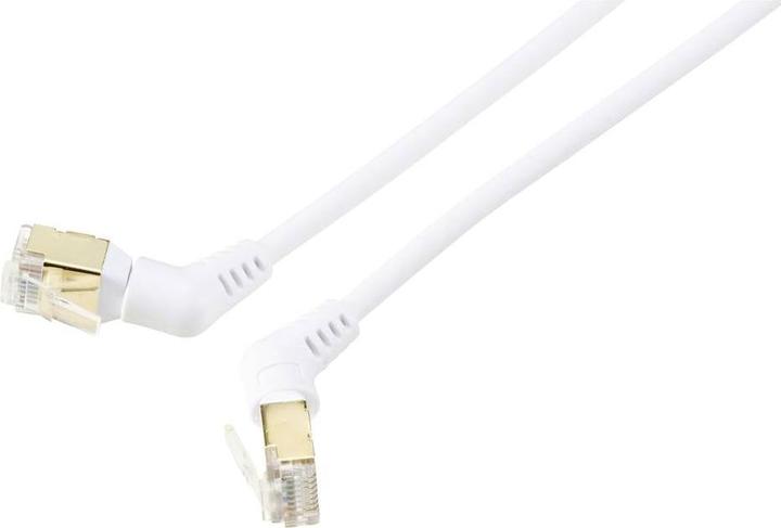 Image du produit Renkforce RF-6071574 Câble réseau RJ45, câble patch CAT 8.2 S/FTP 2.00 m blanc pce (S/FTP, CAT8.2, 2 m)
