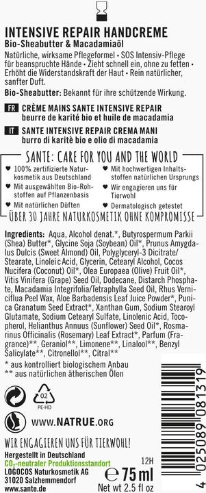Produktbild Sante Intensive Repair (75 ml)