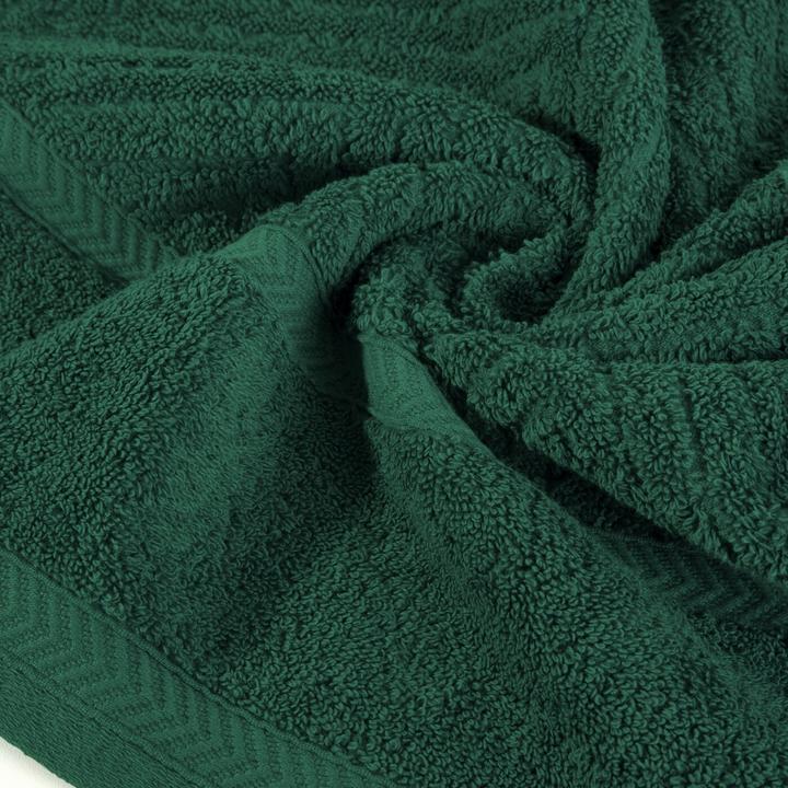 Actual product image Eurofirany REINA LINE cotton towel with zigzag pattern and smooth edge, 500 g/m2, 50 x 90 cm (50 x 90 cm)