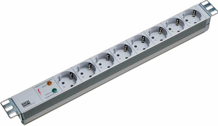Bachmann Steckdosenleiste (8 x, CEE 7/3, 2 m)