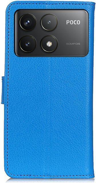 Actual product image MU Classic Litchi Leather Bookcover Series (Xiaomi Poco F6 Pro)