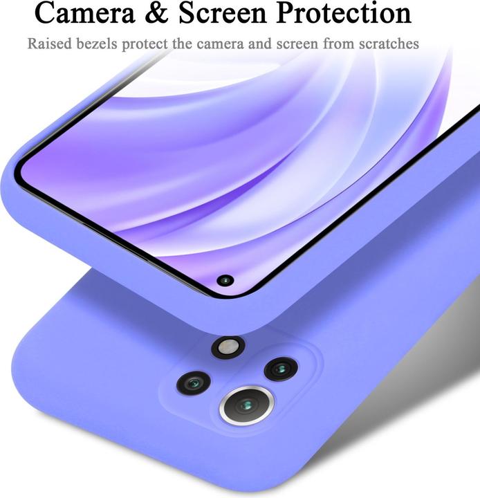 Produktbild Cadorabo TPU Liquid Silicone Case Hülle für Xiaomi Mi 11 LITE (4G / 5G) / 11 LITE NE (Xiaomi Mi 11 Lite, Xiaomi Mi 11 Lite 5G)