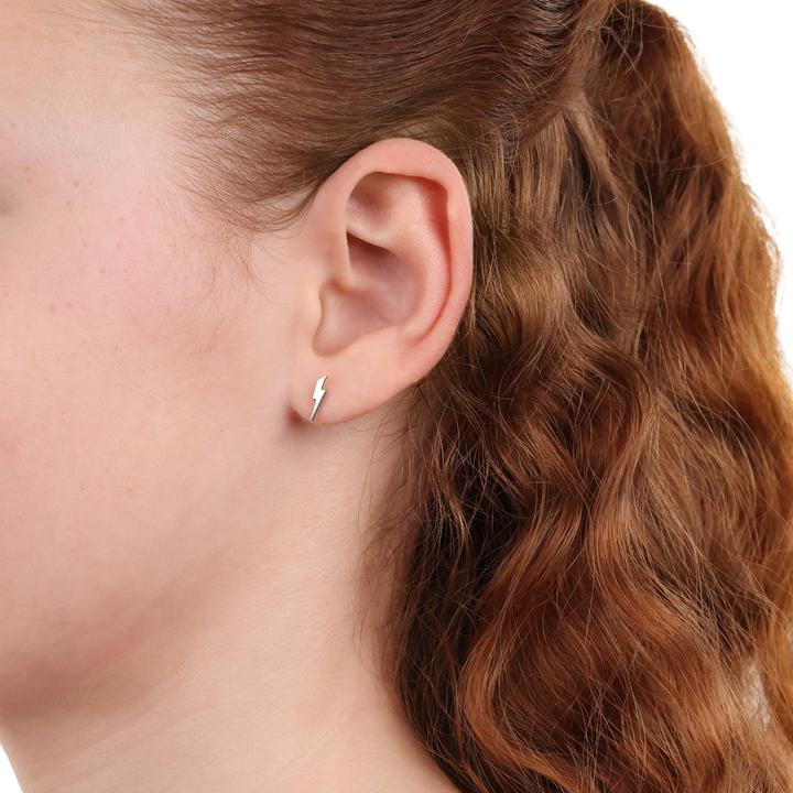 Produktbild S.Oliver Ohrschmuck für Mädchen, 925 Sterling Silber | Blitz (925er Silber)