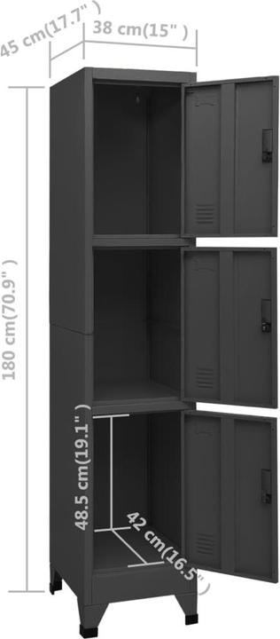 Immagine prodotto VidaXL Archibaldo (38 x 45 x 180 cm)