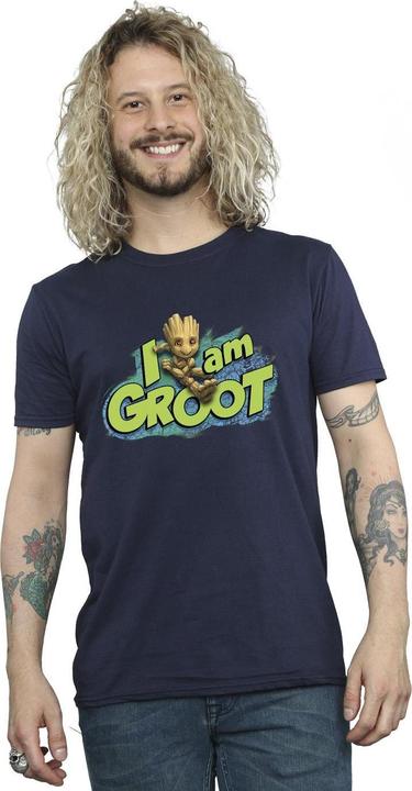 Immagine prodotto Guardians Of The Galaxy I Am Groot Jumping Maglietta Uomo (XL)