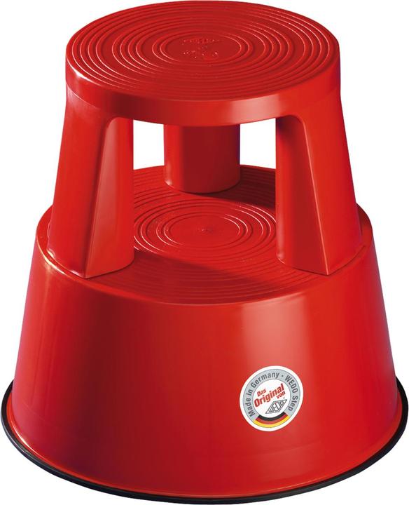 Produktbild Wedo Rollhocker Step Kunststoff, Rot