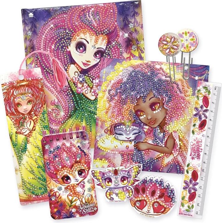 Produktbild Nebulous Stars Strass nach Zahlen Schreibwaren Deluxe Set