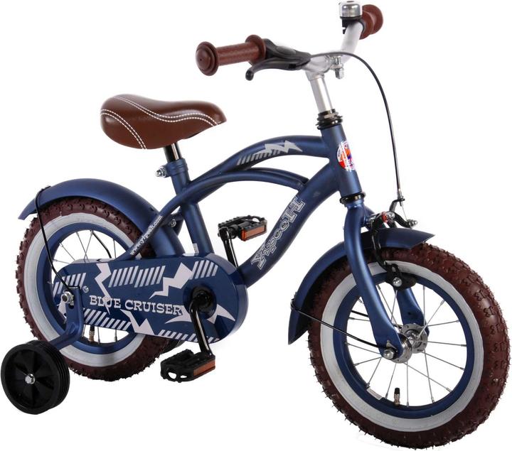 Productafbeelding Volare Blue Cruiser Kinderfiets - Jongens - 12 inch - Blauw - 95% afgemonteerd (12")