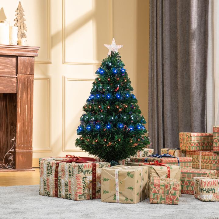 Produktbild Homcom Künstlicher Tannenbaum inklusive Metallständer (90 cm)
