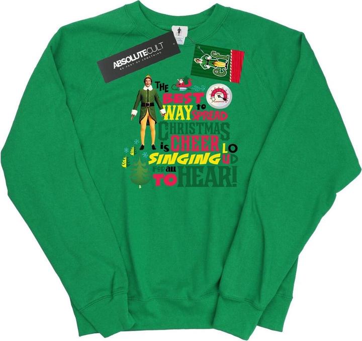 Immagine prodotto Elf Christmas Cheer Felpa Donna (M)
