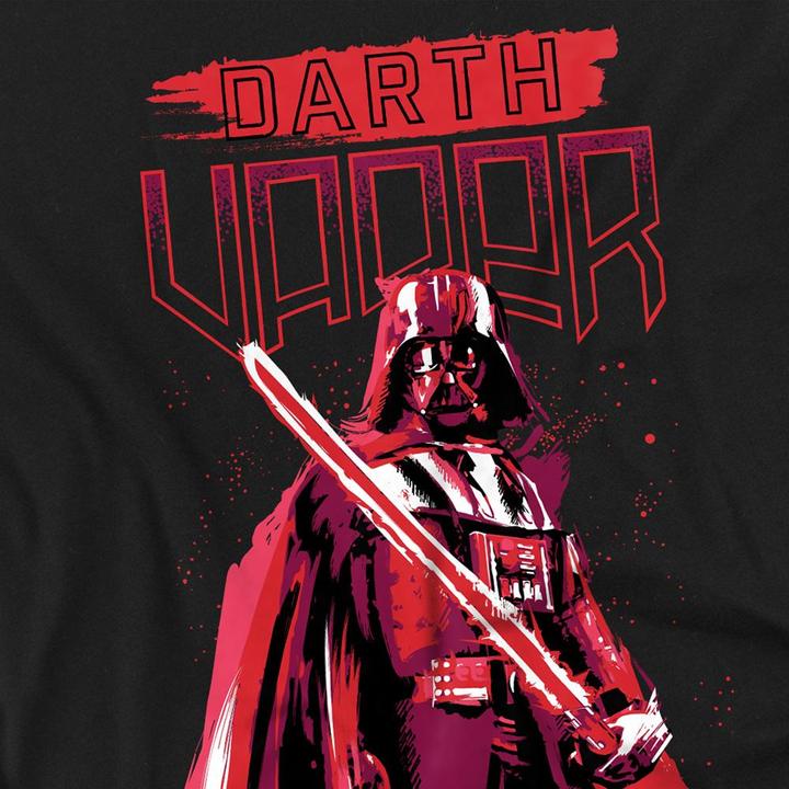 Actual product image Star Wars Unisex Adult Darth Vader Painted T-Shirt (XL)