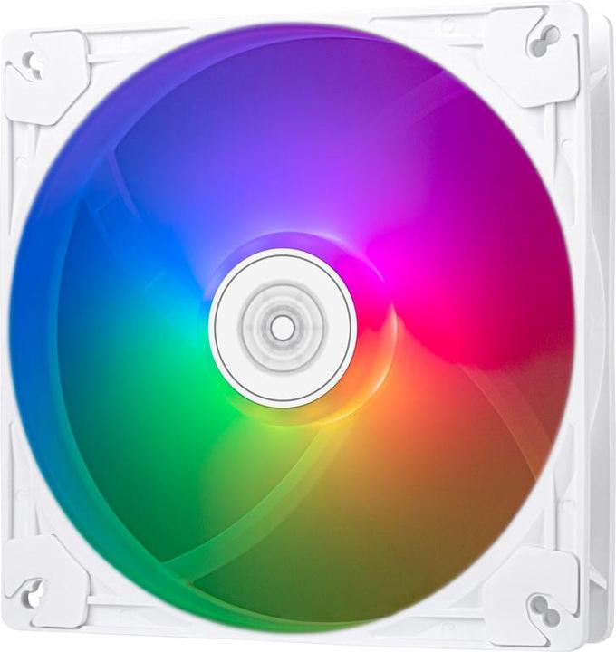 Actual product image Silverstone VISTA Performance PWM fan, ARGB - 140mm, white (140 mm, 1 x)