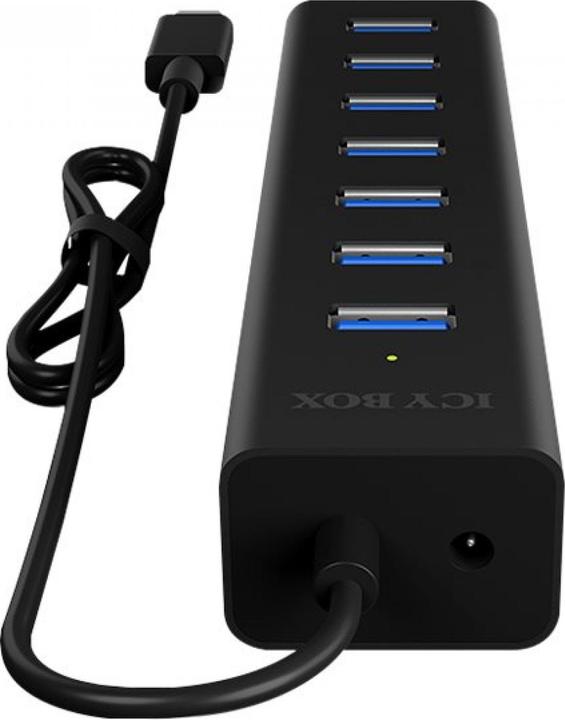 Actual product image Icy Box Ib-Hub1700-C3 (USB-C, 7 Ports)