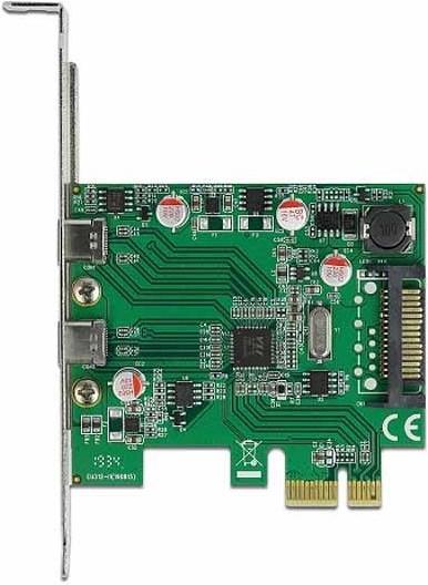 Actual product image Delock PCI Express card