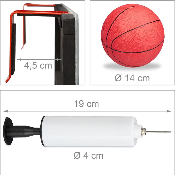 Actual product image Relaxdays Basketballkorb Kinderzimmer
