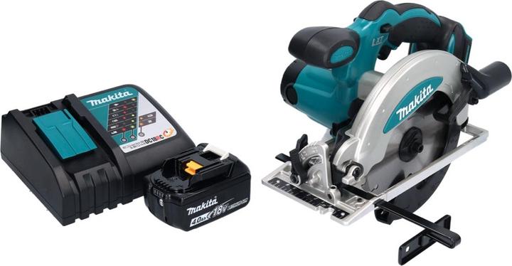 Produktbild Makita DSS 610 RM1 Akku Handkreissäge 18 V 165 mm + 1x Akku 4,0 Ah + Ladegerät