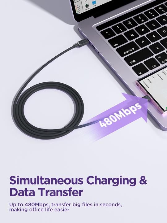 Produktbild Joyroom USB Typ C – USB Typ C (1.20 m, USB 3.0)