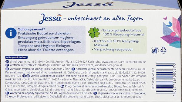 Nutritional values and ingredients dm Jessa Disposal bag (50 x)