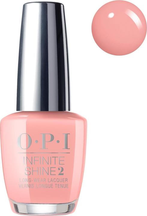 Actual product image OPI Infinite Shine Grease - Hopelessly Devoted to (Peach, Rose, Gel-Effect Nail Polish)