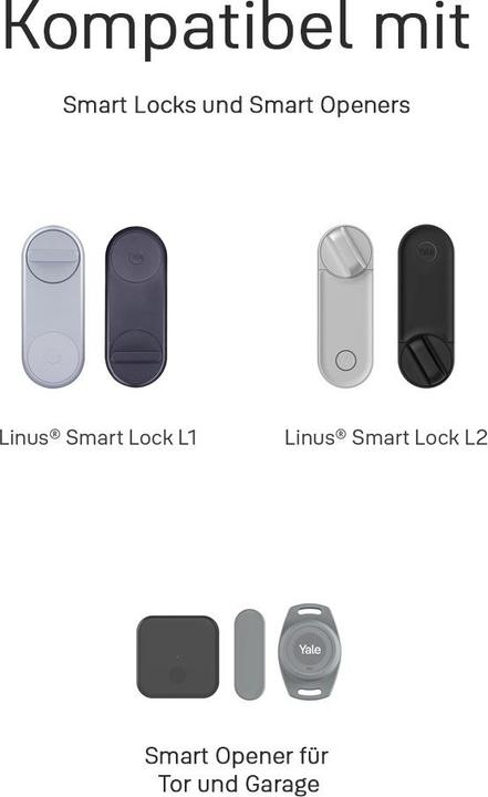 Produktbild Yale Linus Smart Keypad 2 (Fingerabdruck, Elektronische Zahlenkombination, Bluetooth)