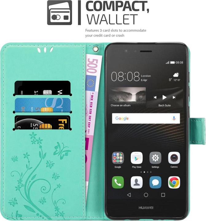 Image du produit Cadorabo Couverture du livre de fleurs (Huawei G9 Lite)