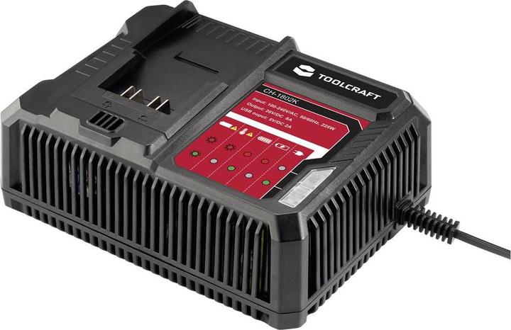 Toolcraft ALG-1802 / TAWB-200 Akkupack-Ladegerät (20 V)