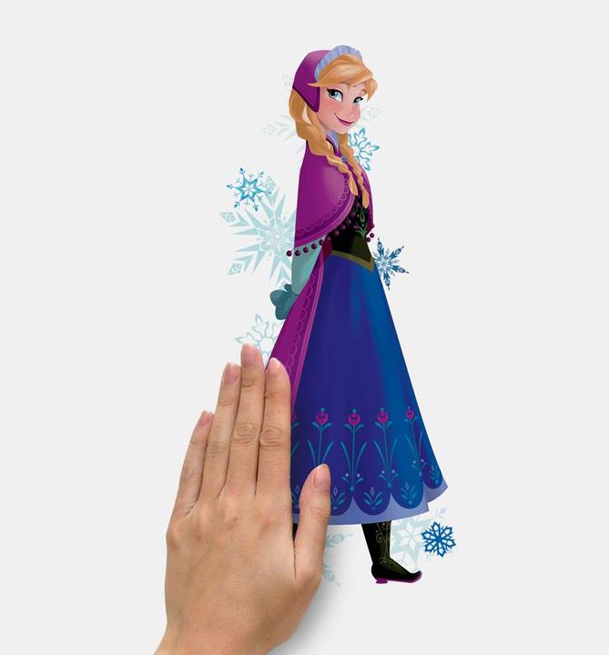 Produktbild Roommates RM - DISNEY Frozen Anna, Elsa & Olaf mit Schneeflocken (6 x 6 x 72 cm)