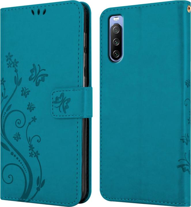 Productafbeelding Cadorabo Bloemen Boekomslag (Sony Xperia 10 III)