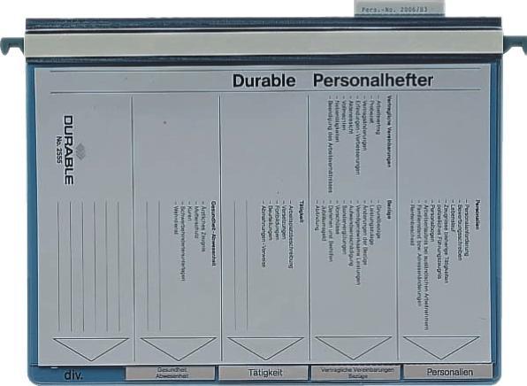 Produktbild Durable Personalhefter (A4, 1 x)
