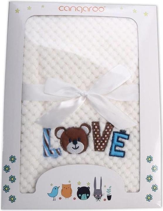 Actual product image Cangaroo Fleece baby blanket Freya 80x110cm (80 x 110 cm)
