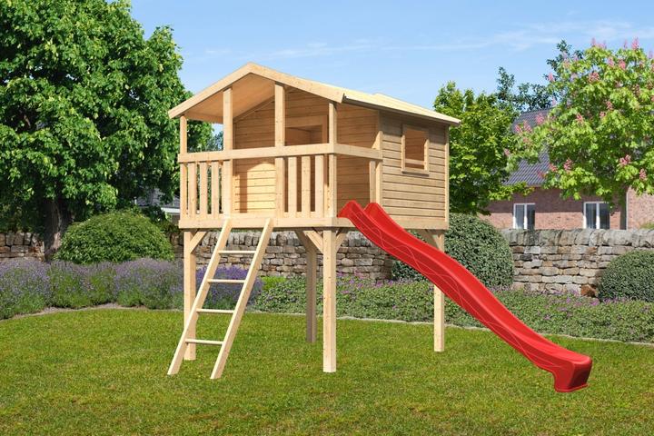 Actual product image Karibu Benjamin Stilt House with Slide