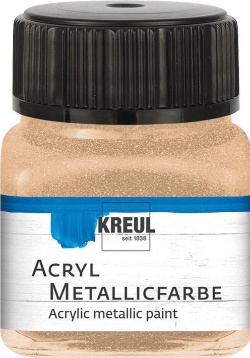 Produktbild Kreul Acryl Metallicfarbe, cremig deckend, 20 ml (Perlmutt-Weiss, 20 ml)
