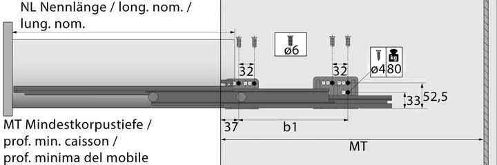 Produktbild Hettich Actro Silent System