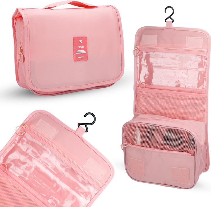 Produktbild Intirilife Wasserfeste Kosmetiktasche in ROSA