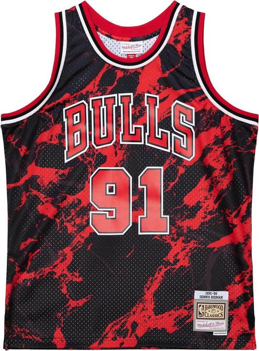 Image du produit Mitchell & Ness Maillot NBA Team Marble Swingman Jersey - Chicago Bulls - 102819 (M)