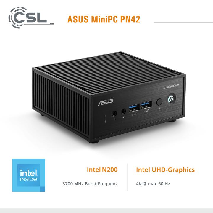 Produktbild CSL Mini-PC ASUS PN42 (Intel N200, 32 GB, 1000 GB, Intel UHD Graphics)