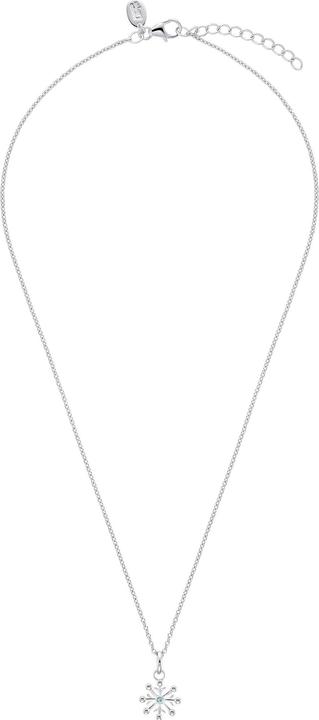 Produktbild Prinzessin Lillifee Halsschmuck für Mädchen, 925 Sterling Silber, Zirkonia synth. | Schneeflocke (925er Silber, 35 cm)