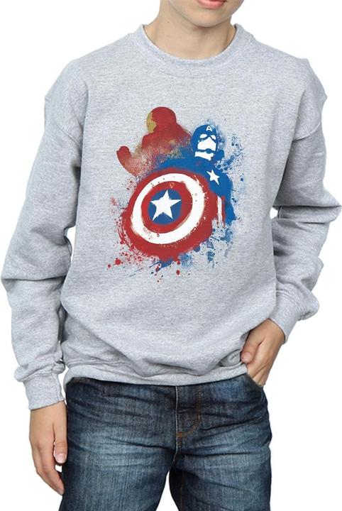 Immagine prodotto Captain America Civil War Painted Vs Iron Man Felpa Ragazzi (152, 158)