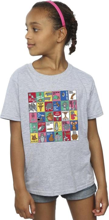 Image du produit Tom & Jerry - T-shirt GRID SQUARES - Fille (128)