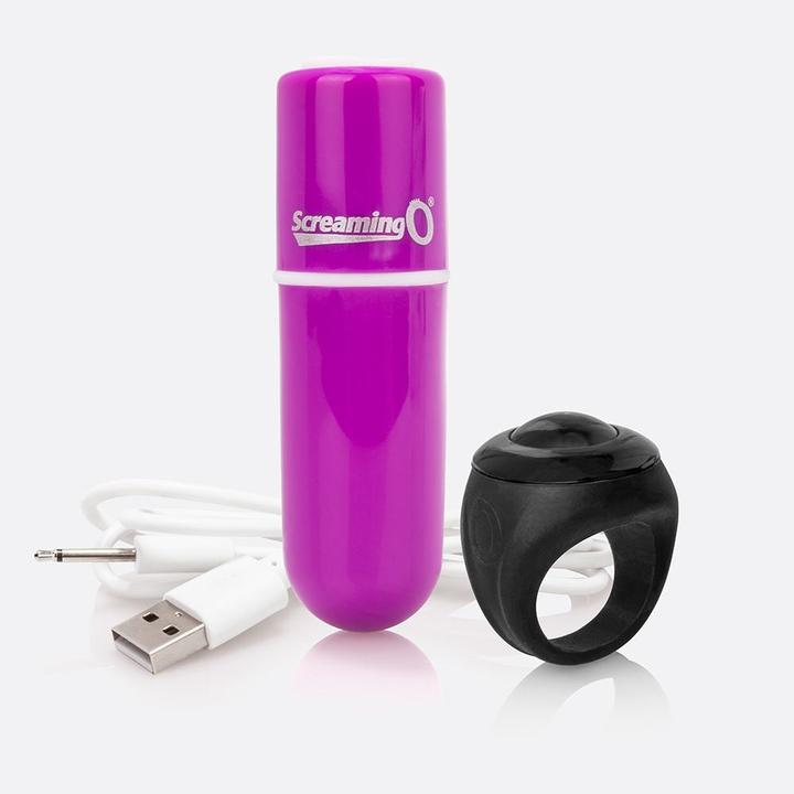Produktbild Screaming O Charged Vooom Remote Control Bullet Black 0.1kg (Körpergel)