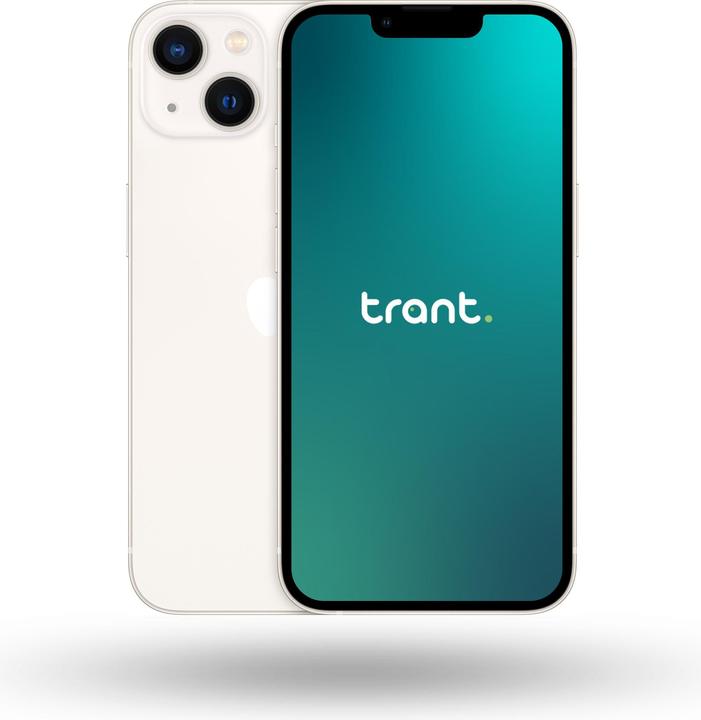 Actual product image Trant.ch iPhone 13 (256 GB, Starlight, 6.10", SIM + eSIM, A / Like new)