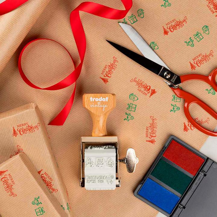 Actual product image Trodat Stempel Weihnachts-Edition