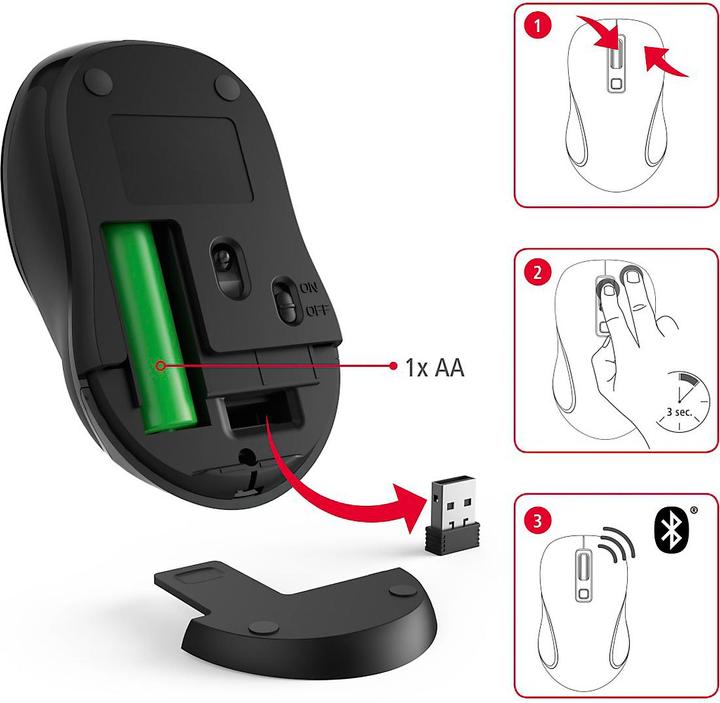 Immagine prodotto Hama Canosa Bluetooth antracite (Senza fili)